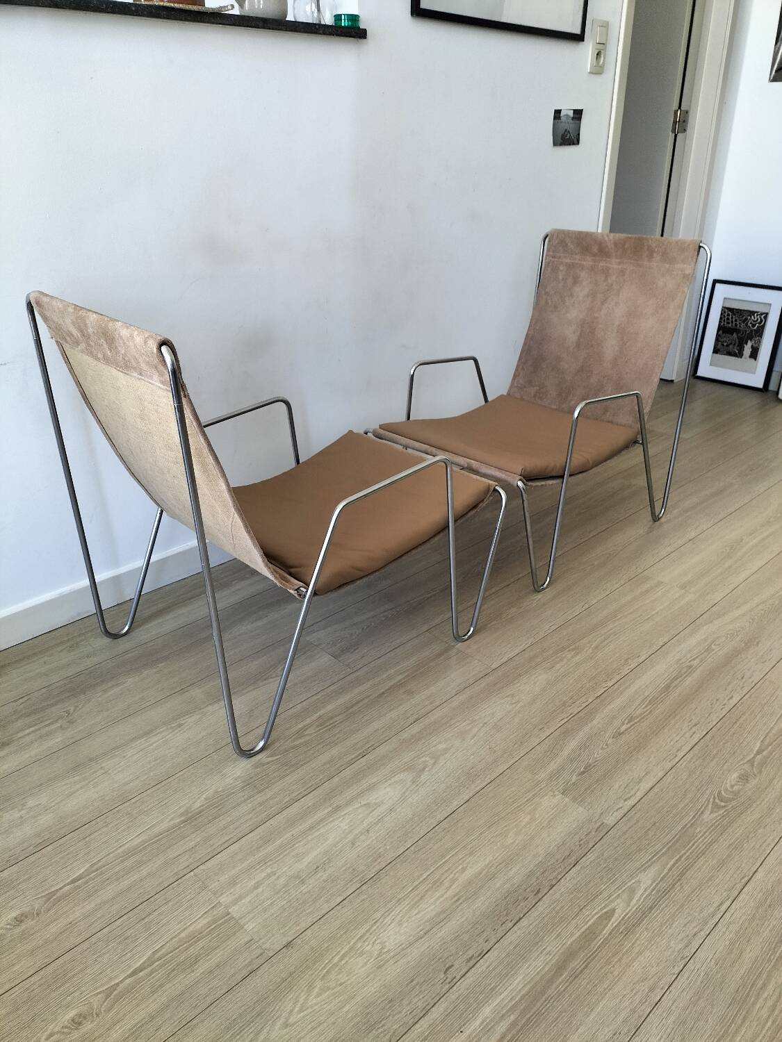 Pair of Verner Panton armchairs circa 1950