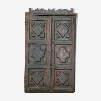 Old wooden wardrobe