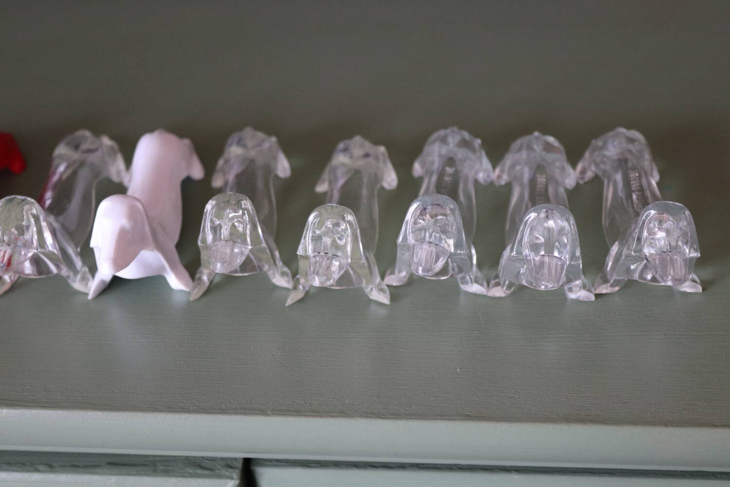 12 vintage dachshund knife rests