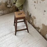 High oak workshop stool
