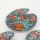 Bottle Coaster Painter's Palette Multicoloured Ceramic Pop