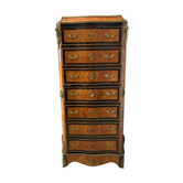 Secretary Napoleon III in rosewood and rosewood Marble top