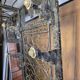 Art Deco coat rack wardrobe in wrought iron from the 1930s.