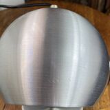 Eye Ball brushed aluminium Space Age lamp or wall light