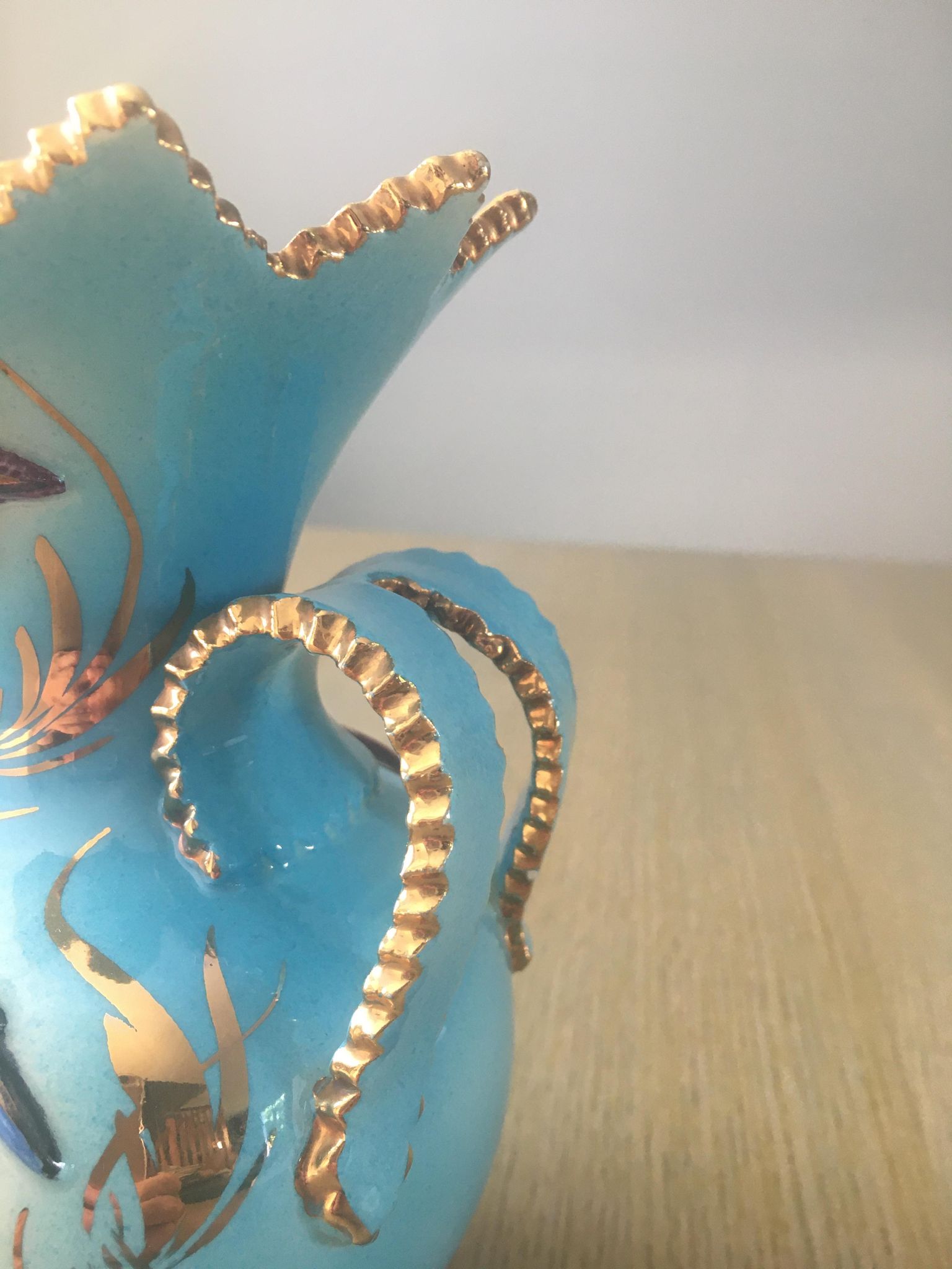 Vintage ceramic vase stamped Céroc Monaco
