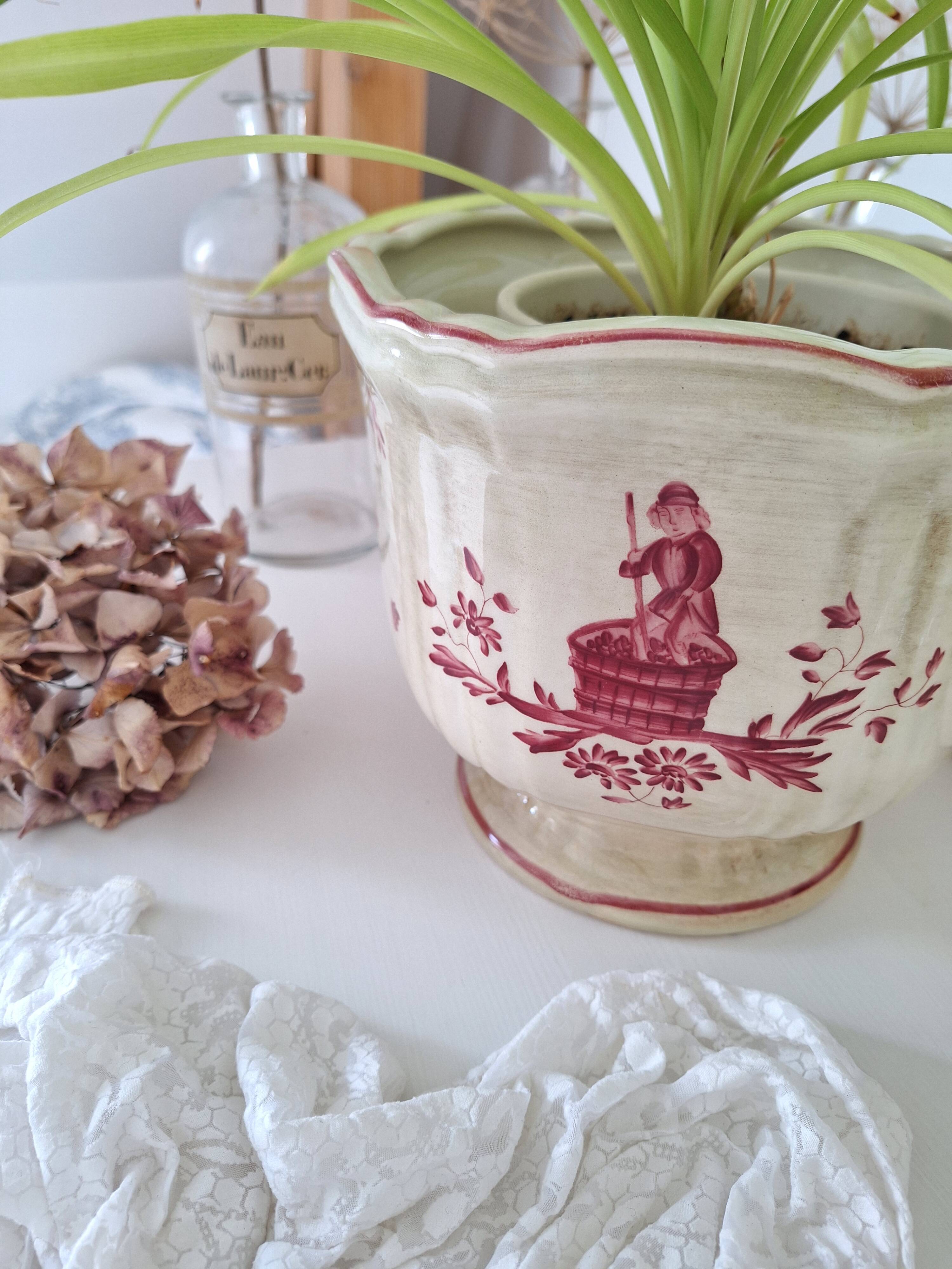 Longchamp pink planter