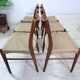6 Chaises scandinaves teck Arne Wahl Iversen