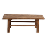 Table basse ancienne en bois de pin – Chine, circa 1920