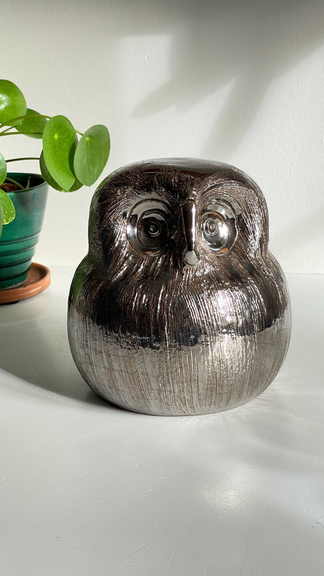 Owl Ceramic by Aldo LONDI