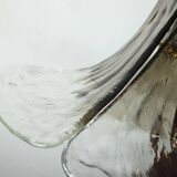 kalmar franken mid century CHANDELIER  ice glass