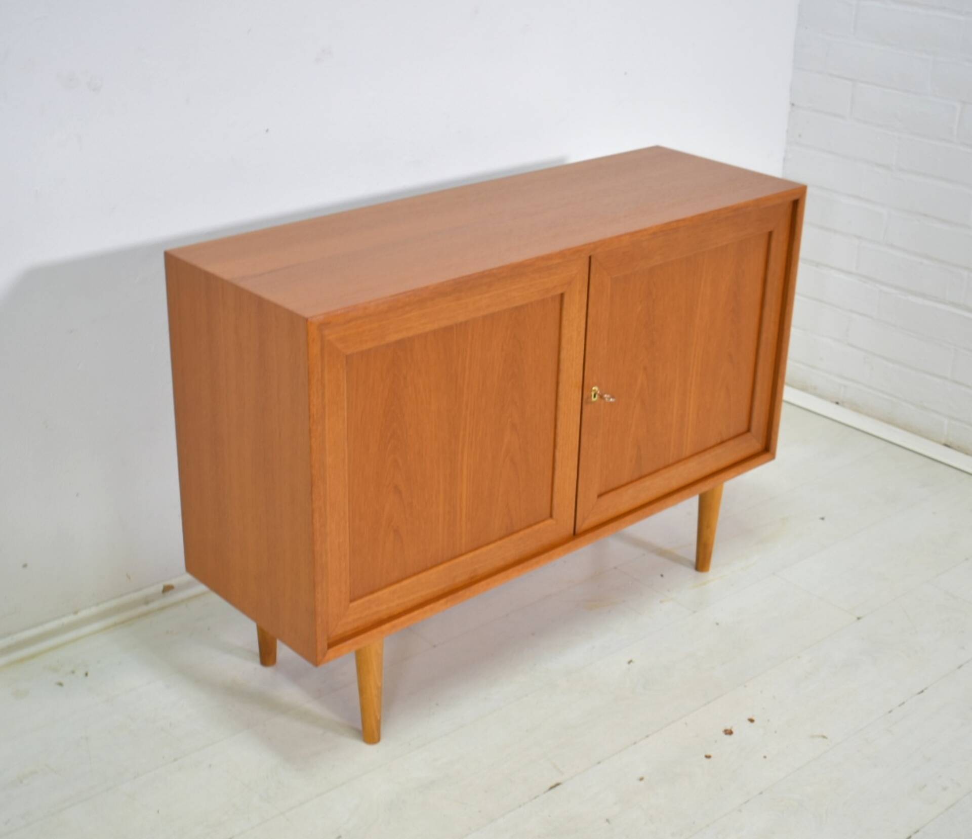 Cabinet by WK Möbel 1960s teak sideboard Scandinavian
