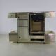 Seventies design bar cabinet by Harvey Guzzini for Stilglass Donati