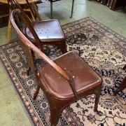 Lot de 4 chaises tolix