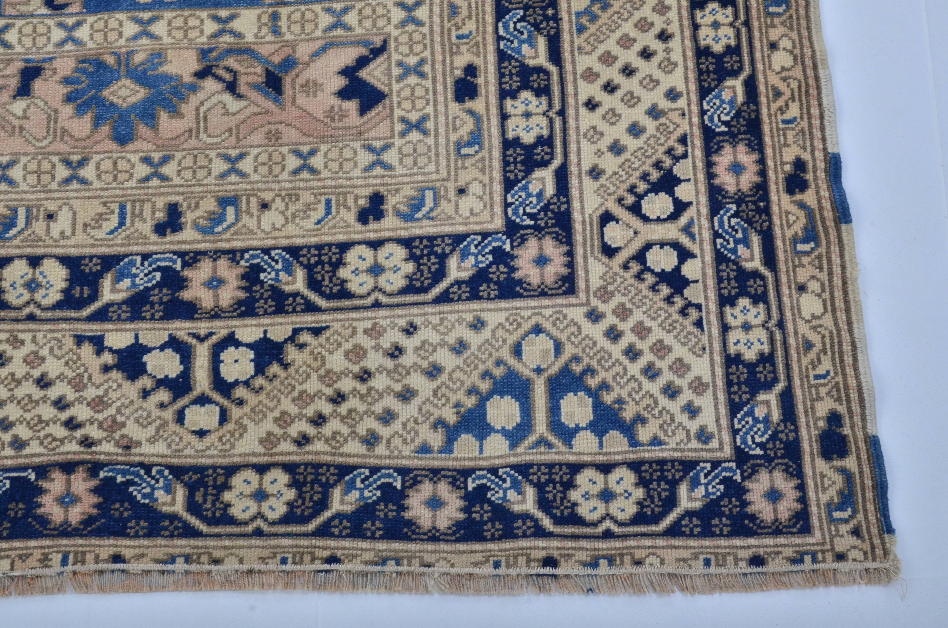 Rustic Wool Oushak Rug sku 3524