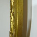 Louis XVI style golden medallion mirror, 63x41 cm