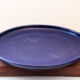 Blue ceramic dish Charles Voltz Vallauris