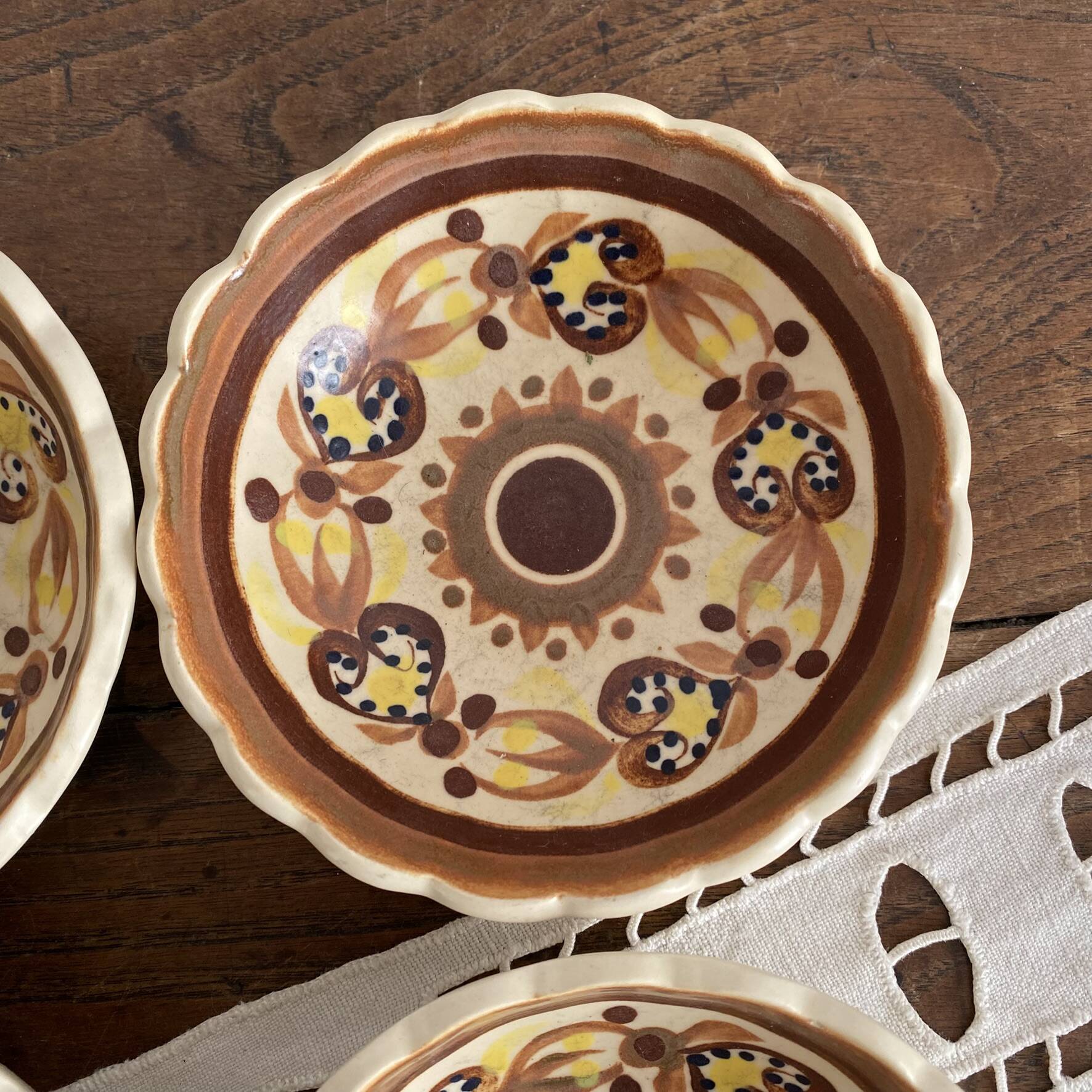 Coupelles HB Quimper  , artisanat vintage