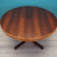 Table en palissandre, années 1970, design danois, designer: Johannes Andersen, production: Hans Bech