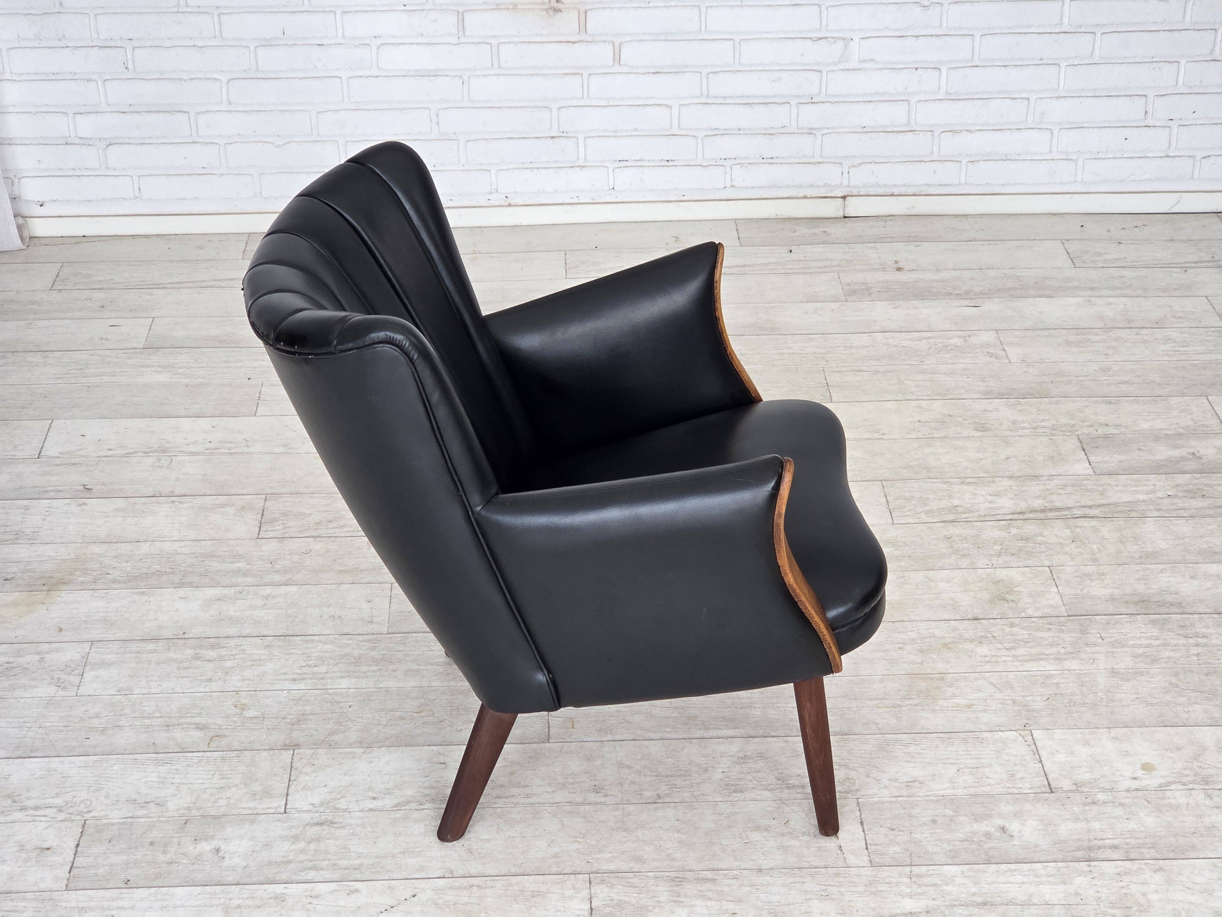 1970s, Danish design by Svend Skipper, armchair, model "Teddy".