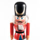 Nutcracker of the Erzgebirge, sculpted, vintage, GDR, hussar.