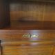 Double curtain cabinet - notary furniture - solid wood - 1970 - industrial style