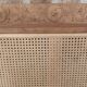 Refurbished Art Deco cane headboard