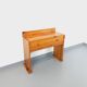 Vintage pine desk with sled legs from the 70s and 80s