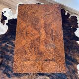 Rectangular coffee table in cedar magnifying glass