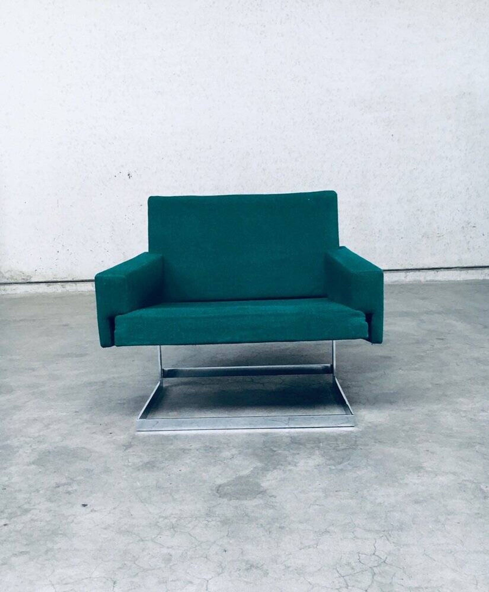 Mid-Century Modern Belgian Floating Lounge Chair, 1960s