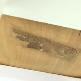 Chair in blue & white by ton, czechoslovakia 1960s