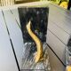 Pair of marble and brass bookends