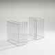 Large "Wire" Desk in Glass and Metal, Terence Conran, 1980s