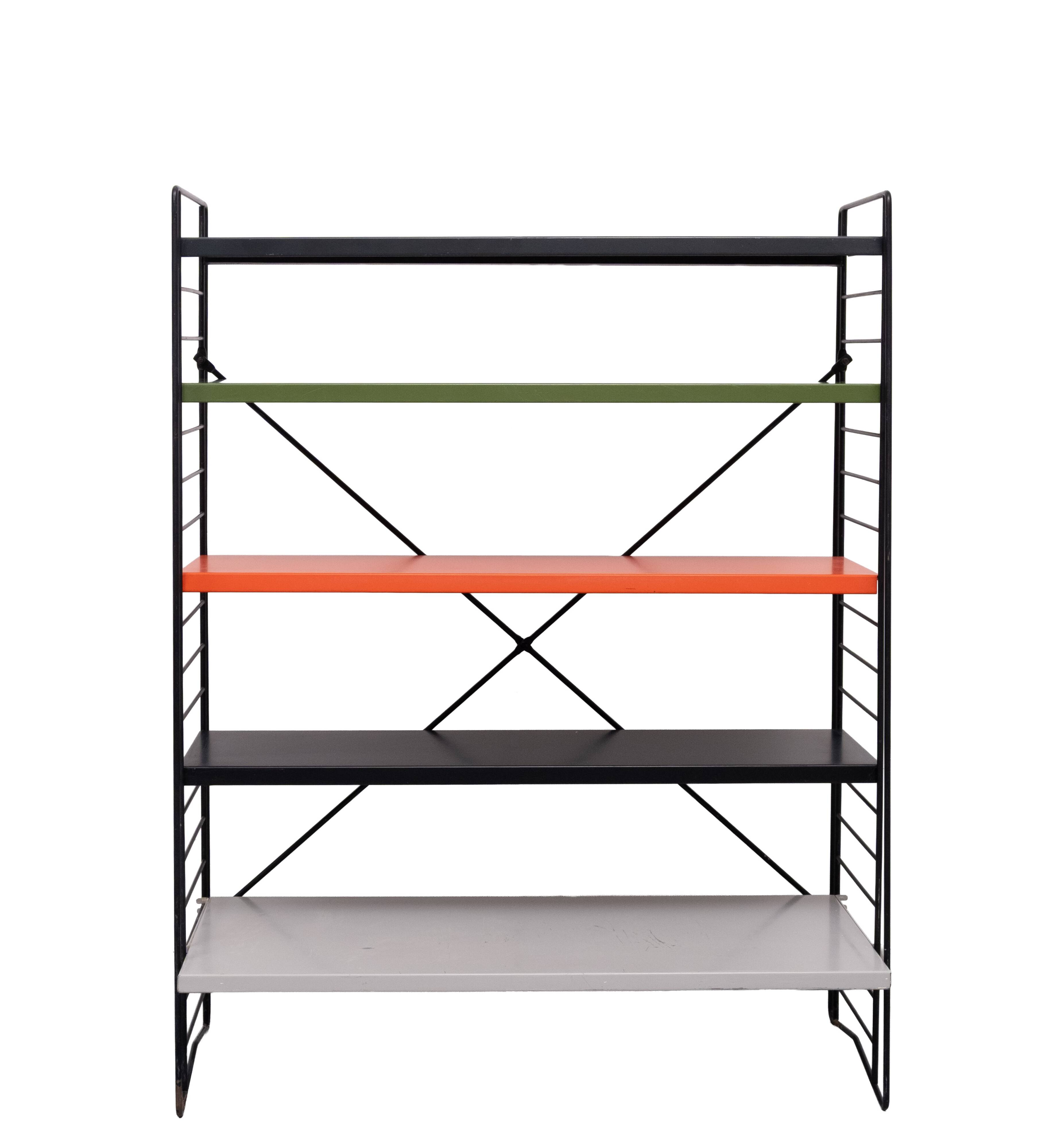Tomado free standing Metal Colored racks 1960s Holland
