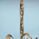 Lustre Palwa milieu du siècle en cristal