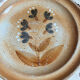 6 assiettes plates en grès 
