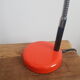 Vintage red metal lamp