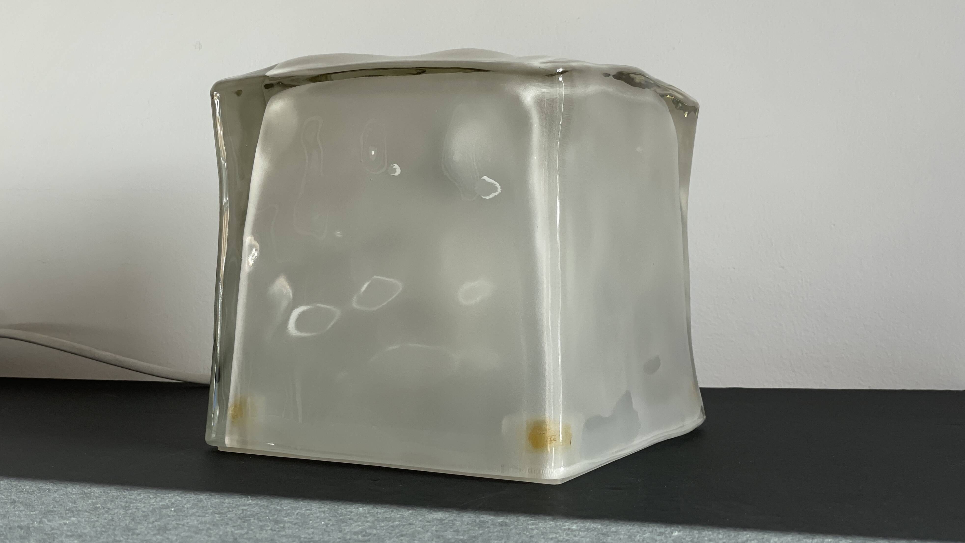 Vintage ikea glass mood lamp