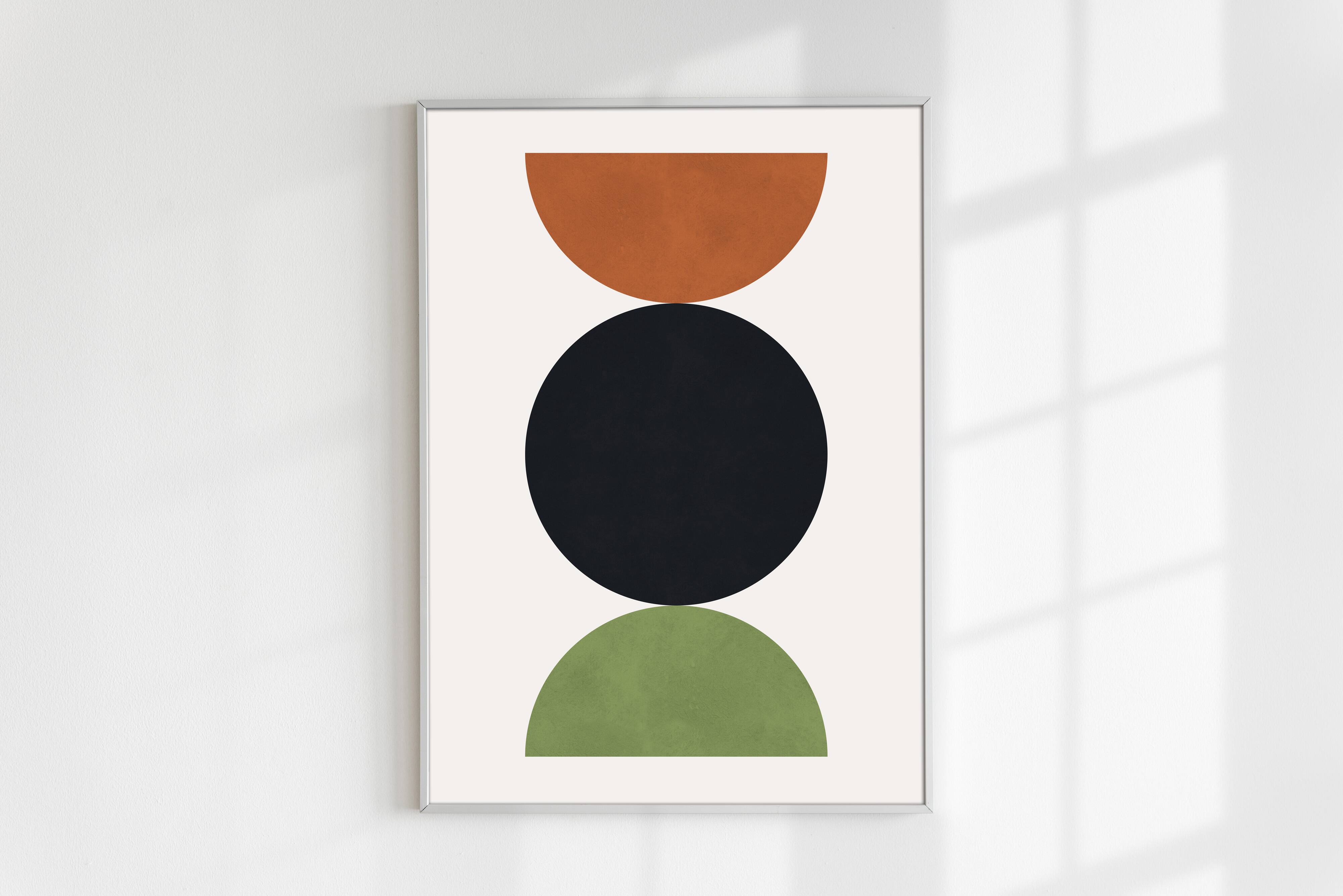 2 geometric art prints. A2 (42x59.4cm).