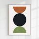 2 geometric art prints. A2 (42x59.4cm).