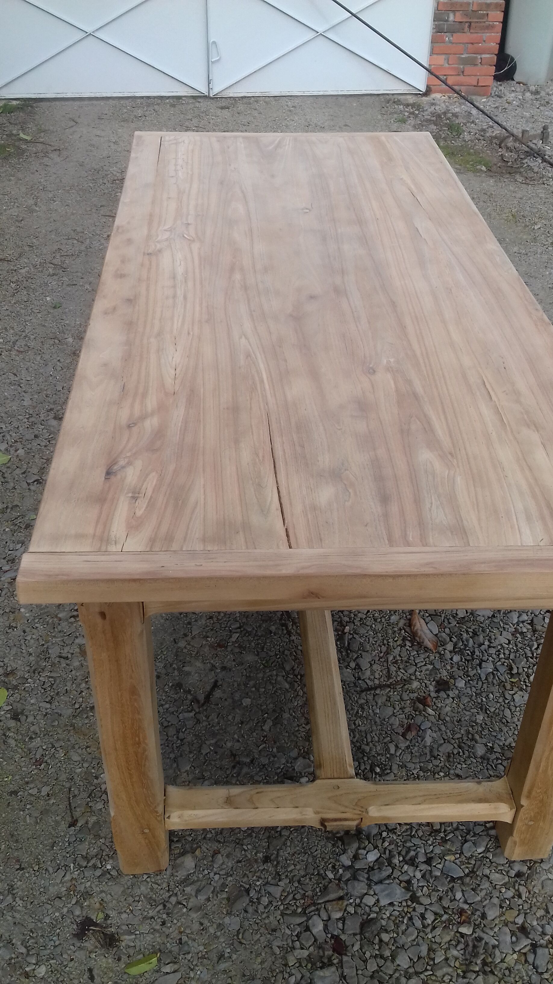 Farm table one drawer cherry wood gross