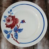 8 mismatched antique dinner plates