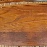 Wooden chest and rattan