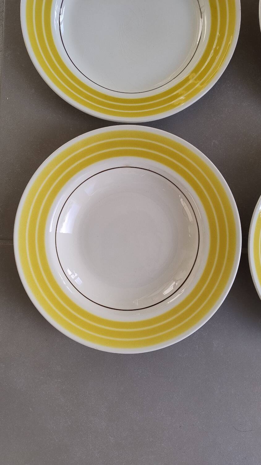 Lot assiette Gien modèle Lamartine