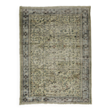 Tapis Oushak Ancien – Tons Doux & Motifs Raffinés, 186 x 255 cm