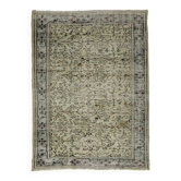 Tapis Oushak Ancien – Tons Doux & Motifs Raffinés, 186 x 255 cm