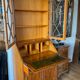 Scriban library, secretary in marquetry 1900s English style