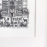 Arcachon, Cap-Ferret screenprint