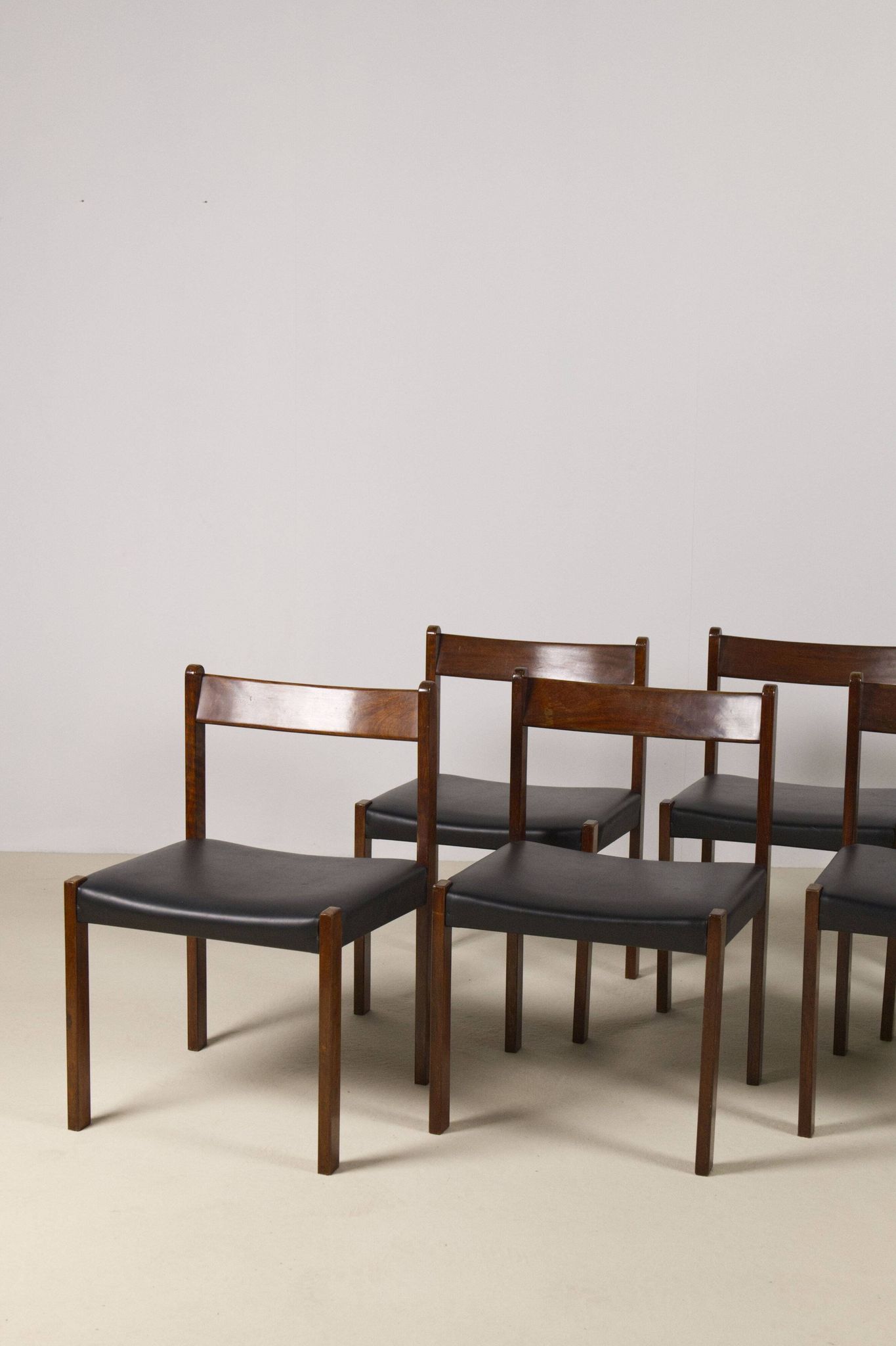 6x Dining chairs Alfred Hendrickx for Belform, 1960s, Belgium