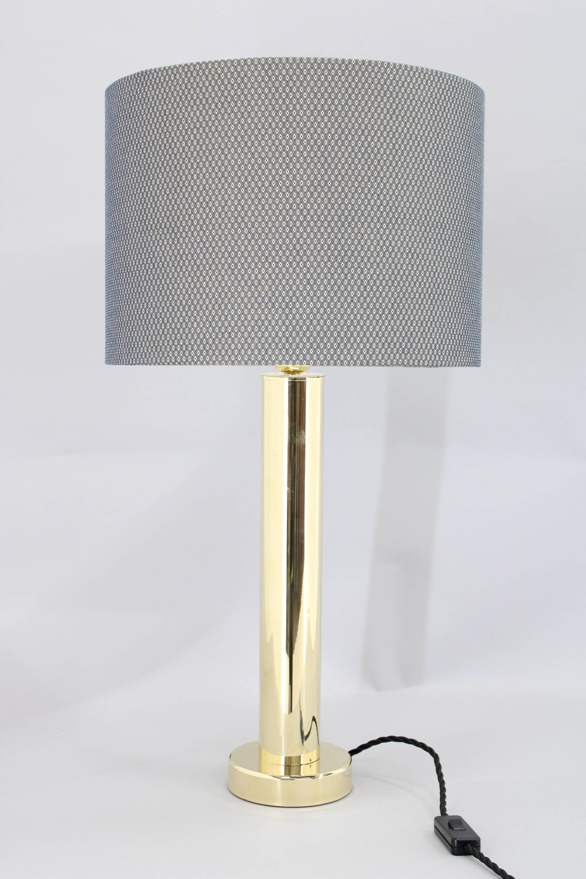 1950s Brass Table Lamp, Denmark