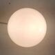 Ceiling light or table lamp with opaline globe, diameter 20cm - mid-20th century.